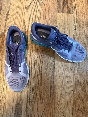 On Running Women's Purple and Teal Athletic Shoes
